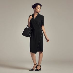 MM LaFleur The Tory Dress 2.0, black, size 8 - perfect work dress